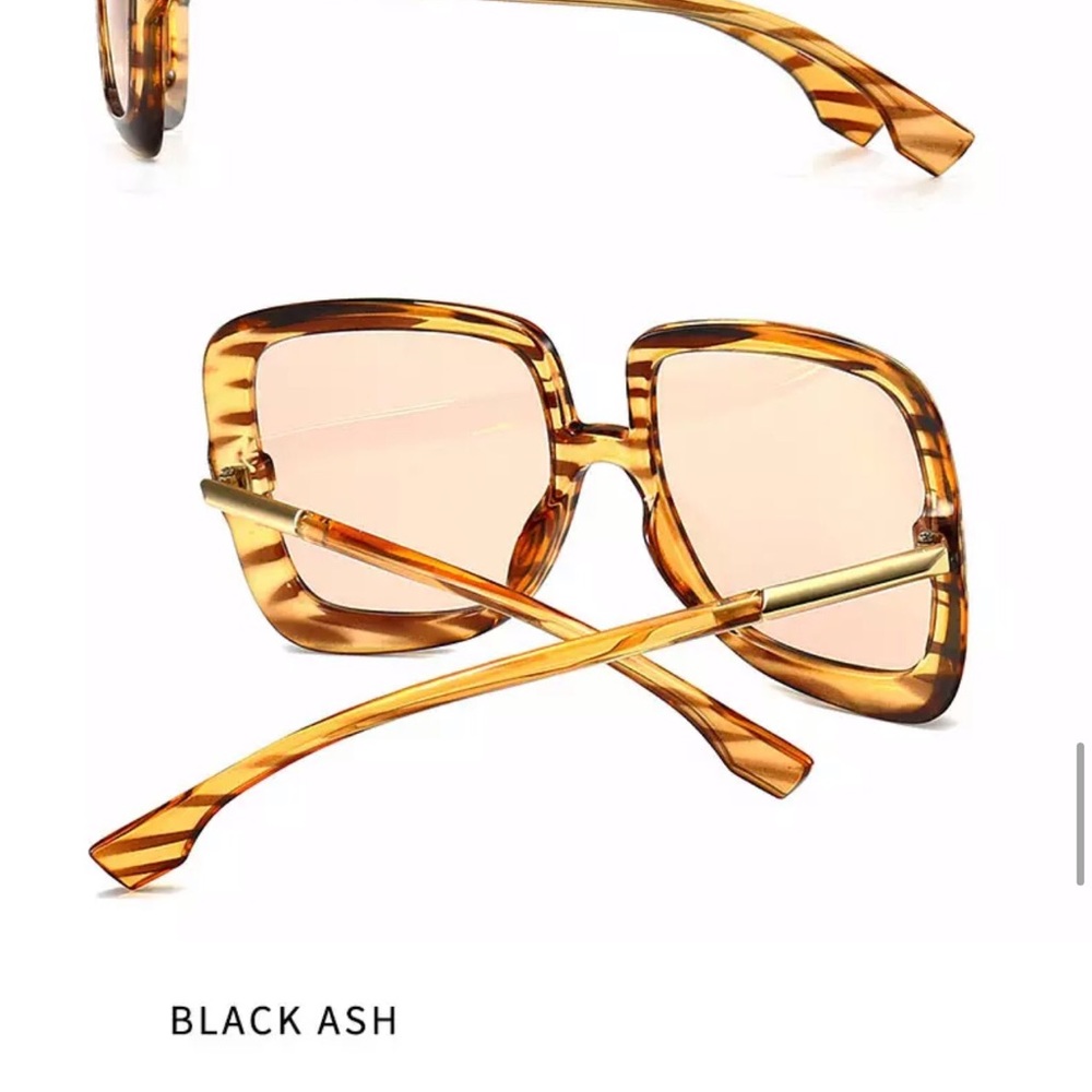 Sunbunny Oversized Gradient Sunglasses In Sunset - Picture 3 of 5